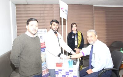 Free Medical Camp of Nayab Labs at National Electric Power Regulatory Authority Islamabad