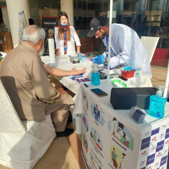 NLDC Arranged Free Testing for Association of Welfare Retired Persons (AWRP)