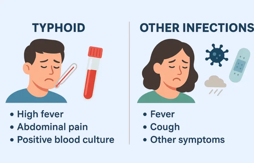 Differentiate Typhoid from Other Infections