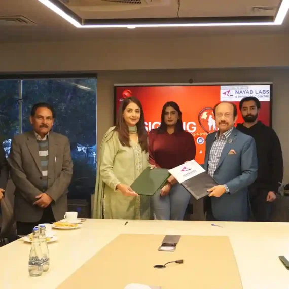 MOU between Nayab Labs and Mobilink Microfinance Bank