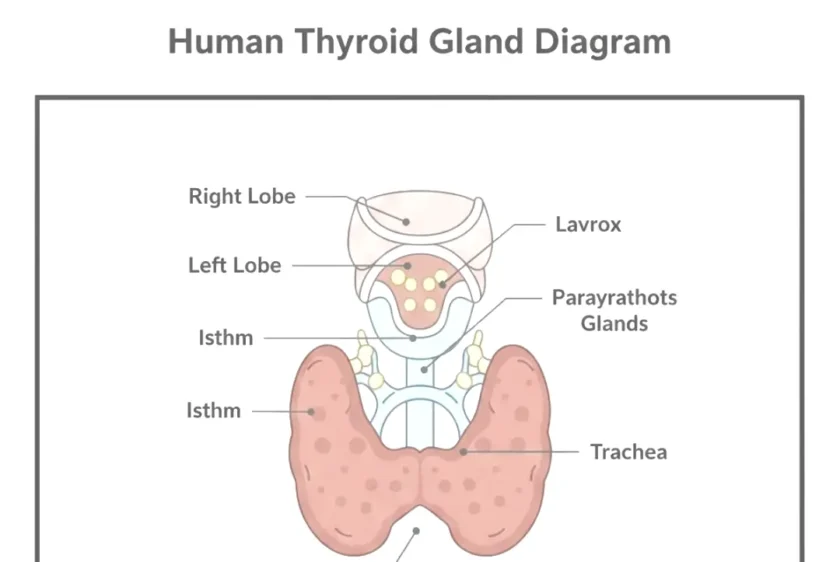 Thyroid gland diagram