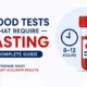 Blood tests that required fasting